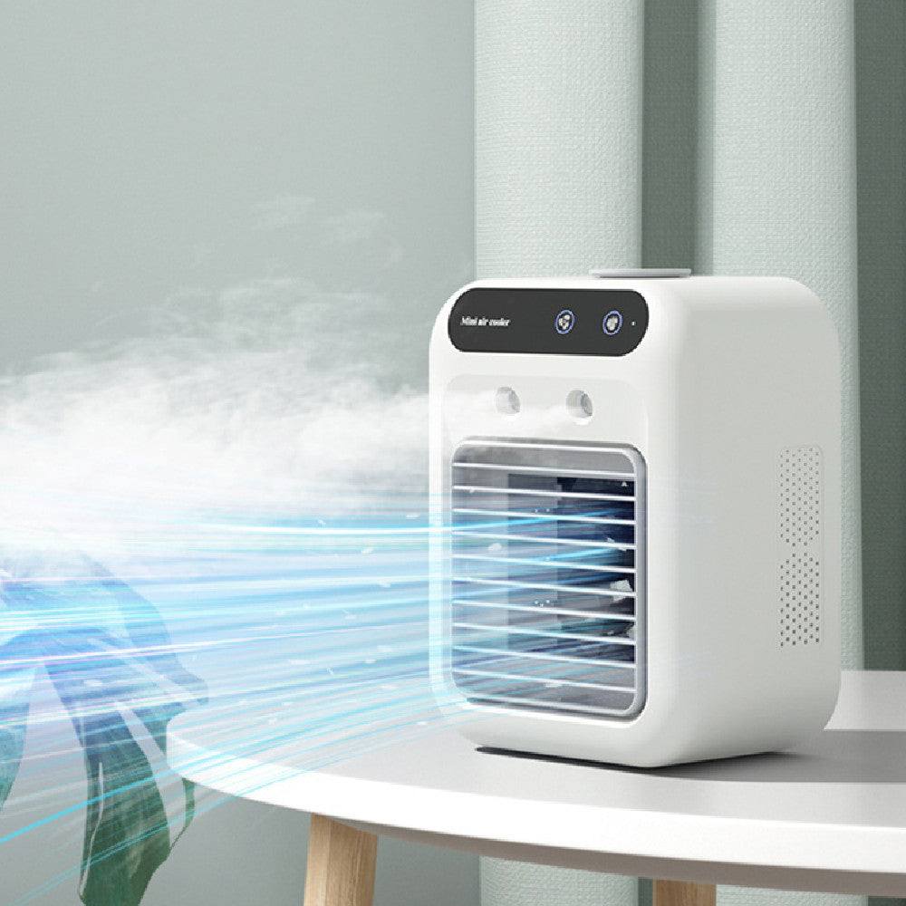 ArcticFlow™ Portable Air Cooler – USB Mini AC with Ice Cooling & Mist Technology