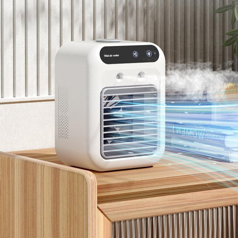 ArcticFlow™ Portable Air Cooler – USB Mini AC with Ice Cooling & Mist Technology