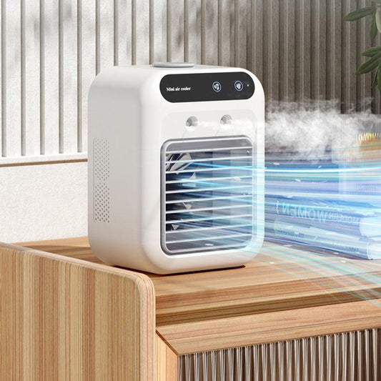 ArcticFlow™ Portable Air Cooler – USB Mini AC with Ice Cooling & Mist Technology